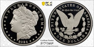 2024-S $1 Morgan Dollar First Strike PR70DCAM
