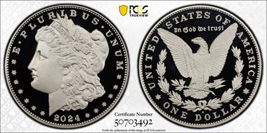2024-S $1 Morgan Dollar First Strike PR70DCAM
