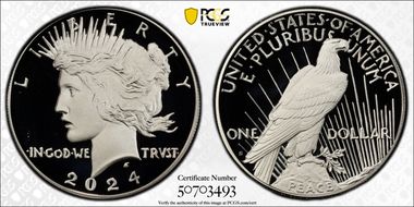 2024-S $1 Peace Dollar First Strike PR69DCAM