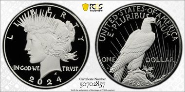 2024-S $1 Peace Dollar First Strike PR69DCAM