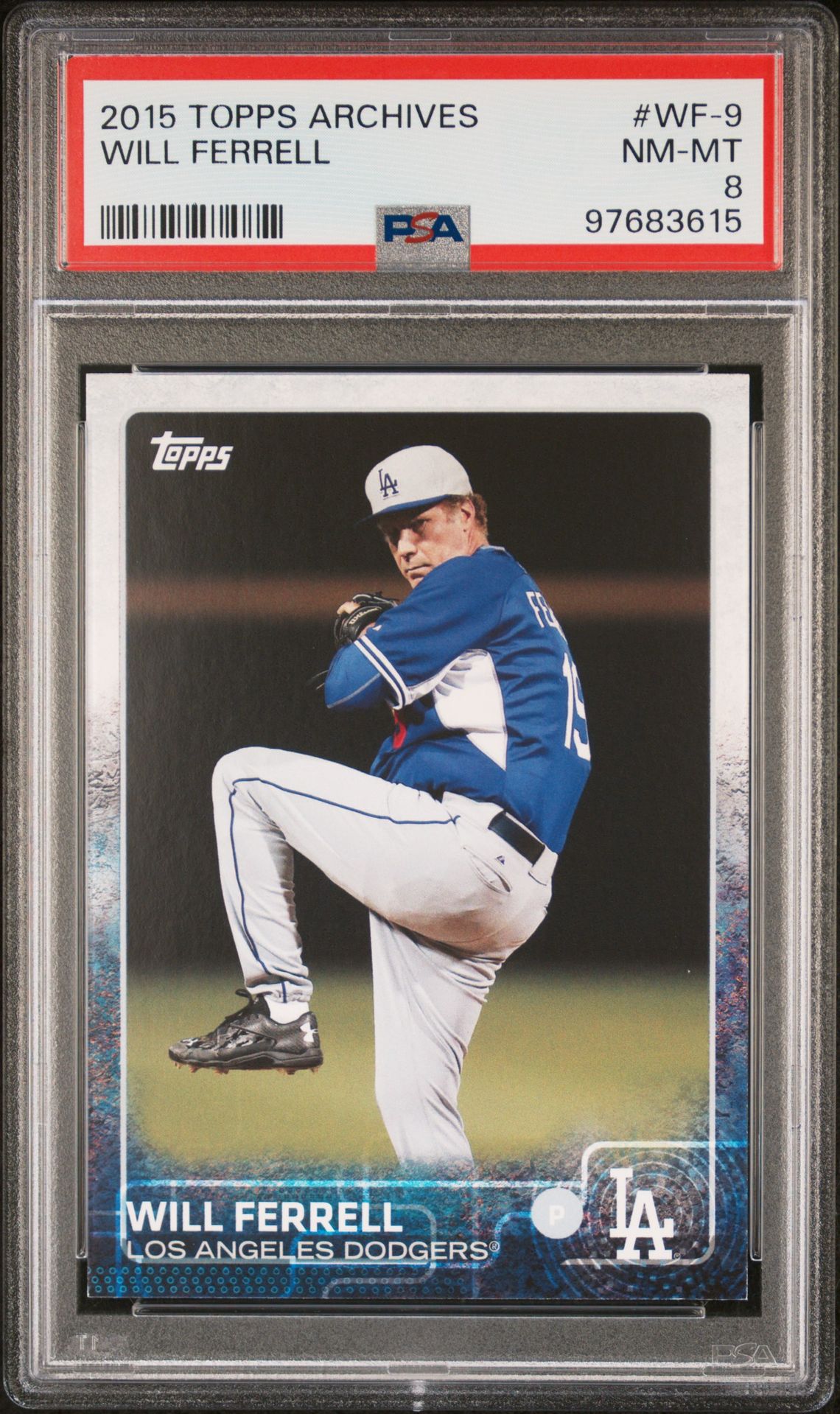 2015 Topps TOPPS ARCHIVES WILL FERRELL #WF-9 Will Ferrell front