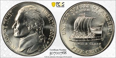 2004-P 5C Keel Boat MS67