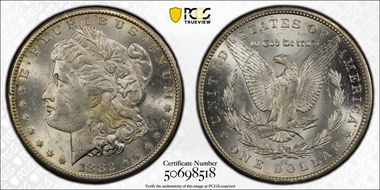 1882-CC $1 MS62
