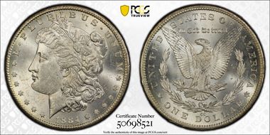 1884-CC $1 MS62