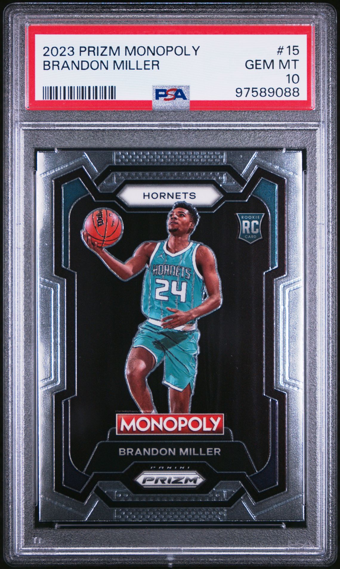 2023 Panini PANINI PRIZM MONOPOLY #15 Brandon Miller front