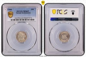 1900 10C KM-11  Ag MS62