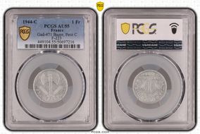 1944-C 1 Fr Gad-471 Bazor, Petit C F-223 AU55