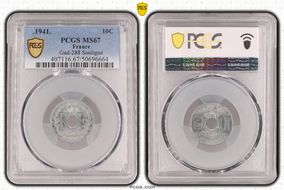 .1941. 10C Gad-288 Souligné MS67