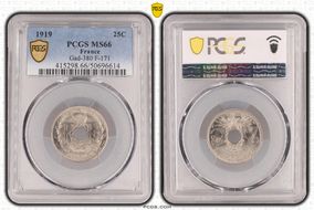 1919 25C Gad-380 F-171 MS66