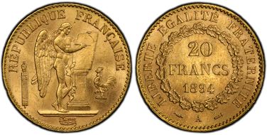 1894-A 20 Fr Gad-1063 F-533 MS64