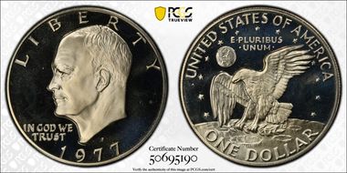 1977-S $1 PR68DCAM