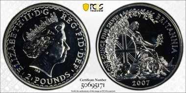 2007 £2 S-BF11 Britannia Ag MS63