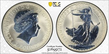 1998 £2 S-BF2 Britannia Ag MS65
