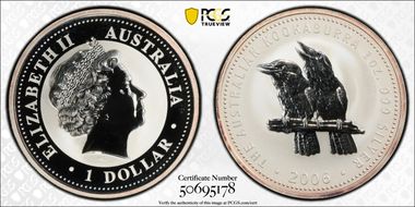 2006 $1 Kookaburra Ag MS69