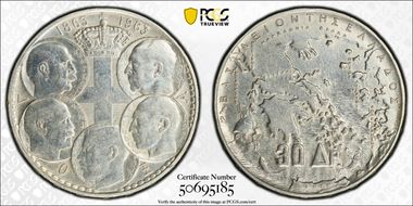 1963 30 Dr Five Greek Kings KM-86  Ag N1