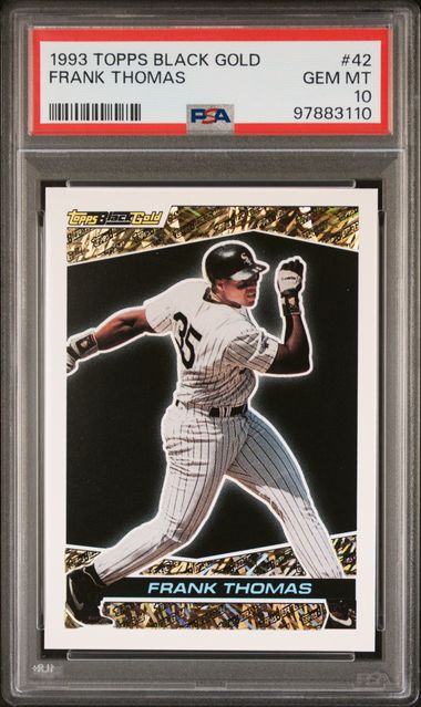 1993 Topps TOPPS BLACK GOLD #42 Frank Thomas front
