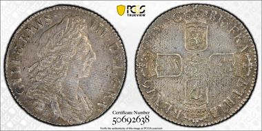 1697 Shil S-3511 Esc-1132 3rd Bust AU58