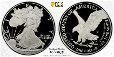2024-W  $1 Silver Eagle PR69DCAM