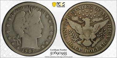 1907-S 50C G6