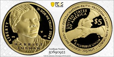 2024-W $5 Harriet Tubman PR68DCAM