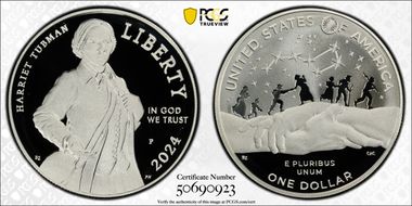 2024-P $1 Harriet Tubman PR69DCAM