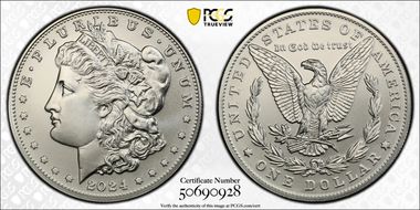 2024 $1 Morgan Dollar MS70