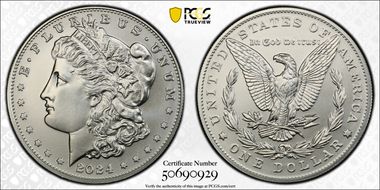 2024 $1 Morgan Dollar MS69