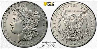 2024 $1 Morgan Dollar MS69