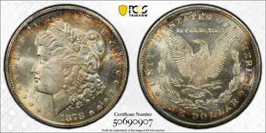 1878-CC $1 MS62