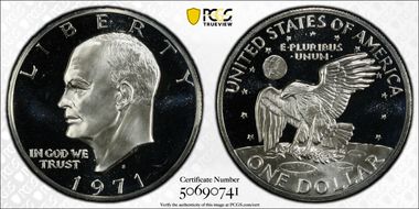 1971-S $1 Silver PR69CAM