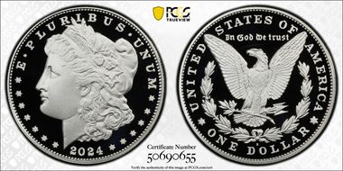 2024-S $1 Morgan Dollar First Strike PR70DCAM