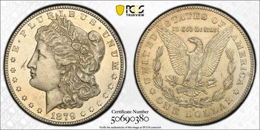 1879-S $1 Reverse of 1878 N1