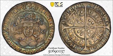 (1430-31) Groat S-1859 Calais MS63