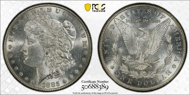 1885 $1 MS63