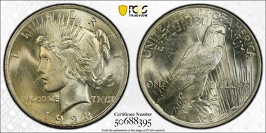 1923 $1 MS65