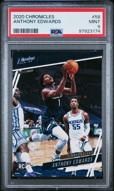 2020 Panini Chronicles Anthony Edwards #58 Mint 9 front
