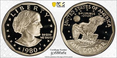 1980-S SBA$1 PR69DCAM