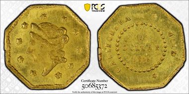 1856 G$1 BG-512 MS64