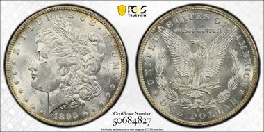 1893-O $1 MS62