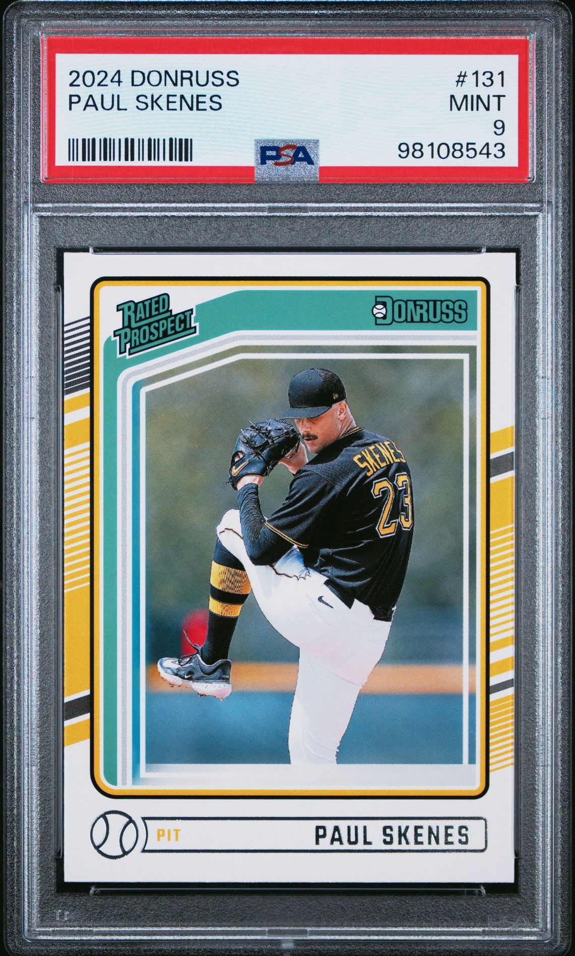2024 Panini Donruss Paul Skenes #131 Mint 9 front