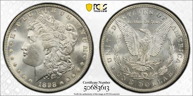 1898 $1 MS67