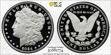 2024-S $1 Morgan Dollar PR70DCAM