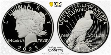 2024-S $1 Peace Dollar PR70DCAM