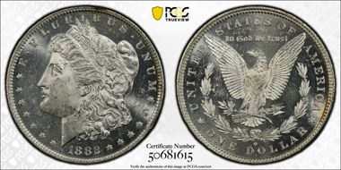 1882-O $1 MS62