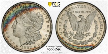 1887 $1 MS64