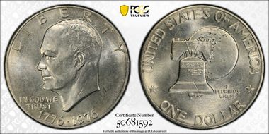 1976 $1 Type 2 MS63