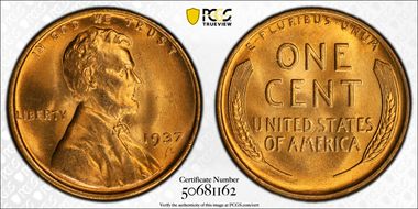 1937 1C MS67RD
