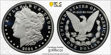 2024-S $1 Morgan Dollar First Strike PR70DCAM