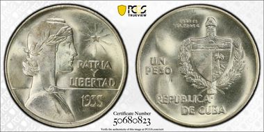 1935 Peso ABC KM-22 MS65
