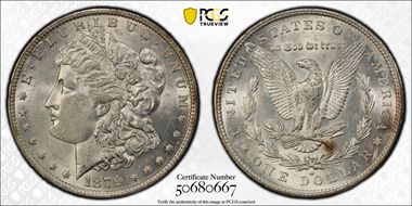 1879-O $1 AU58